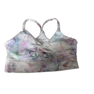 Harmony Balance Women's White Multi Racerback Sports Bra Size XL